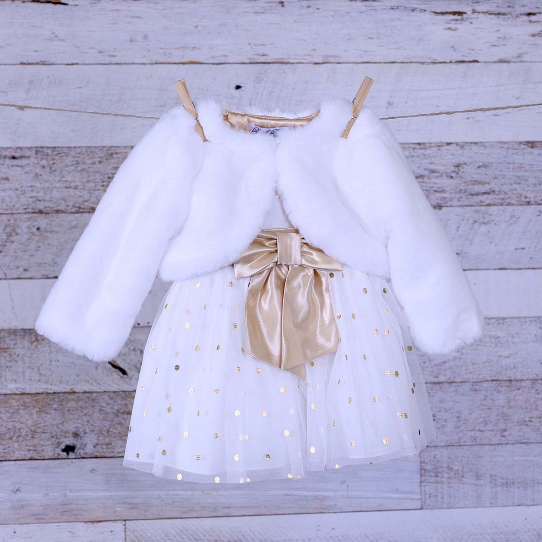 infant fur jacket